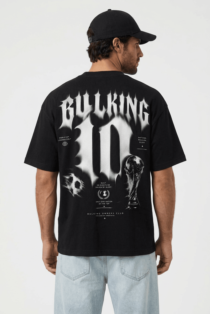 CAMISETA OVERSIZED BR LEGENDS PRETA