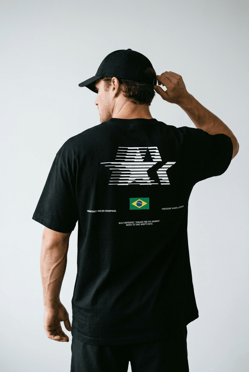 CAMISETA OVERSIZED BR 94 PRETA