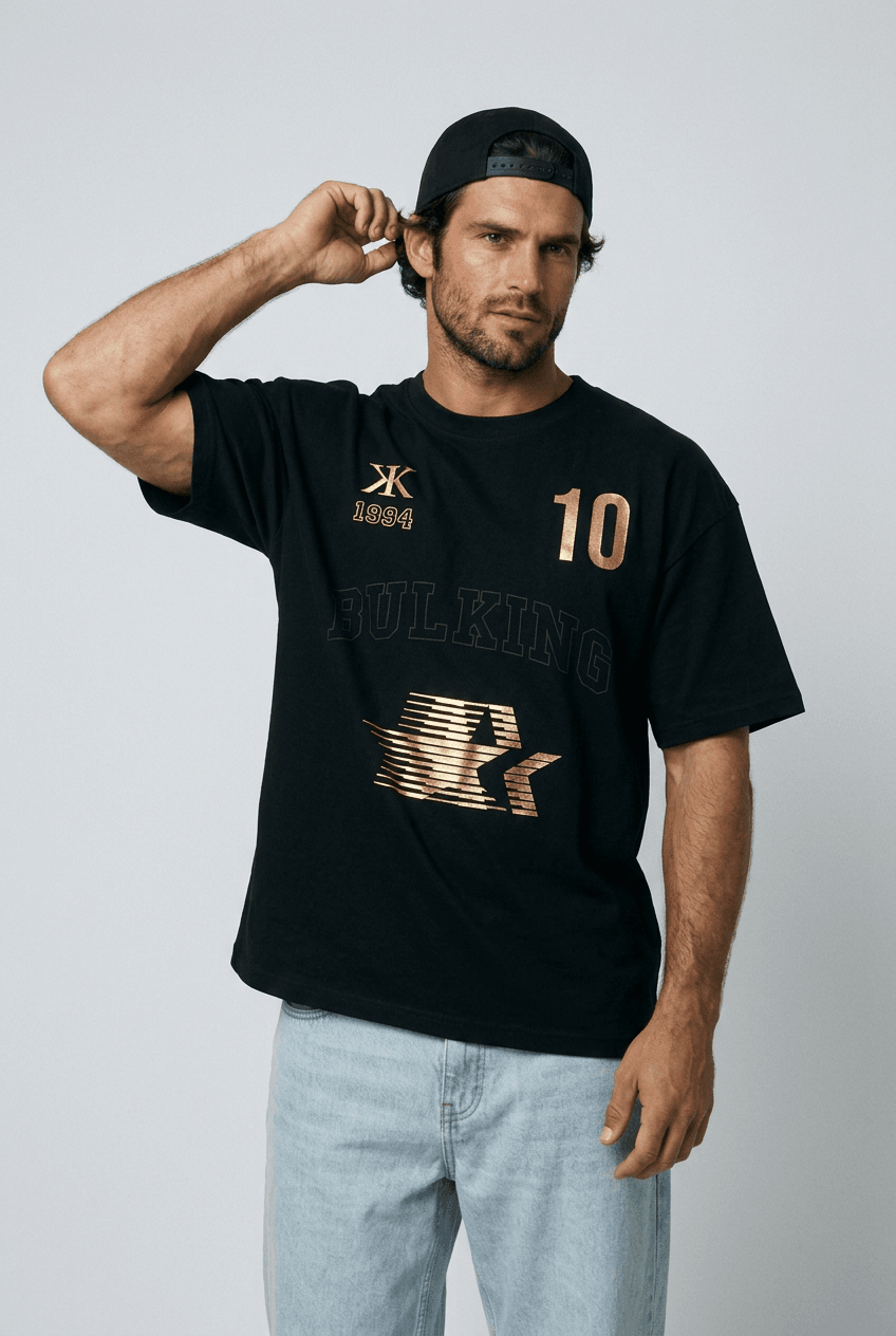 CAMISETA OVERSIZED BR STARS PRETA