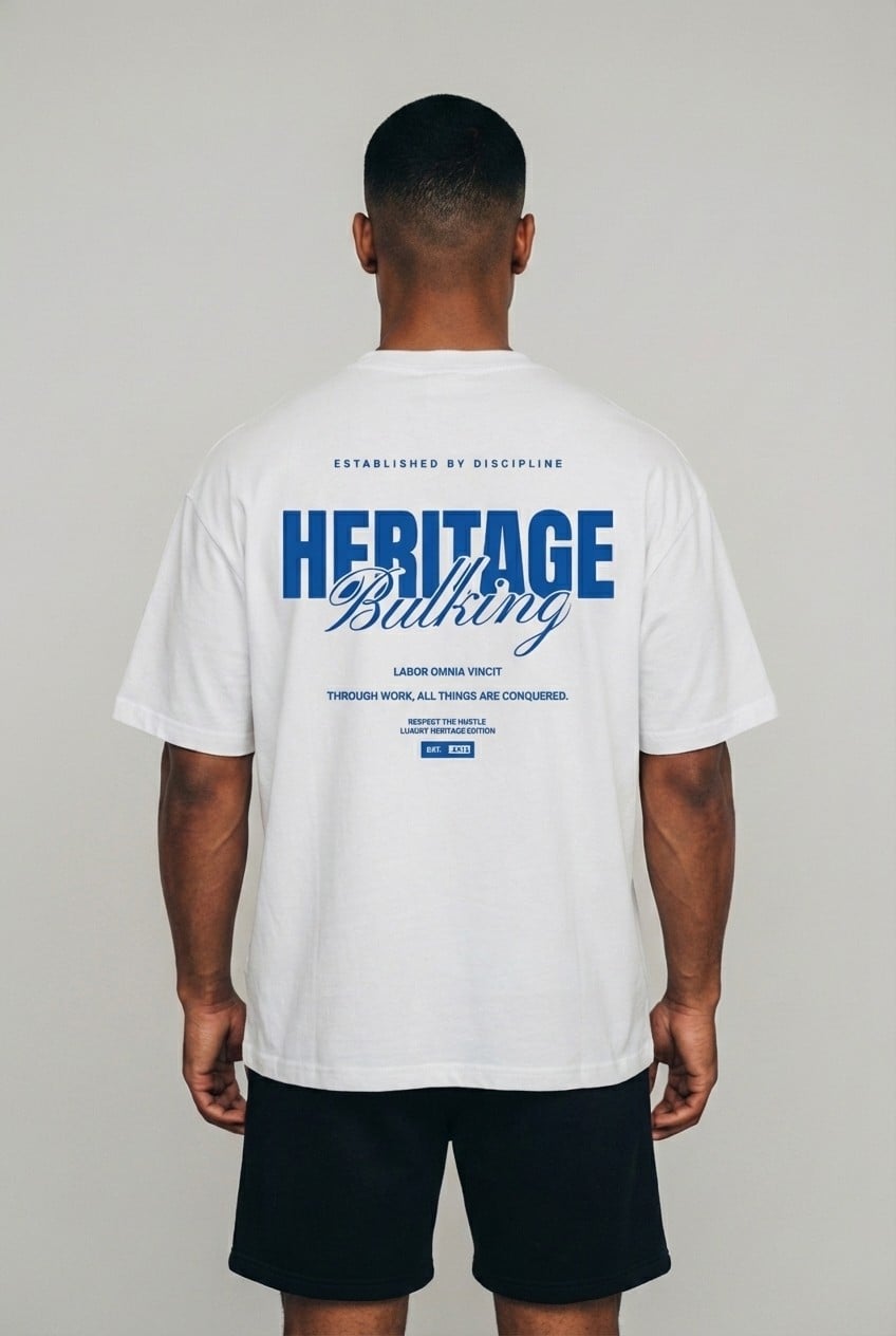 CAMISETA OVERSIZED HERITAGE BRANCA